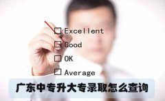 浙江中专升大专录取怎么查询